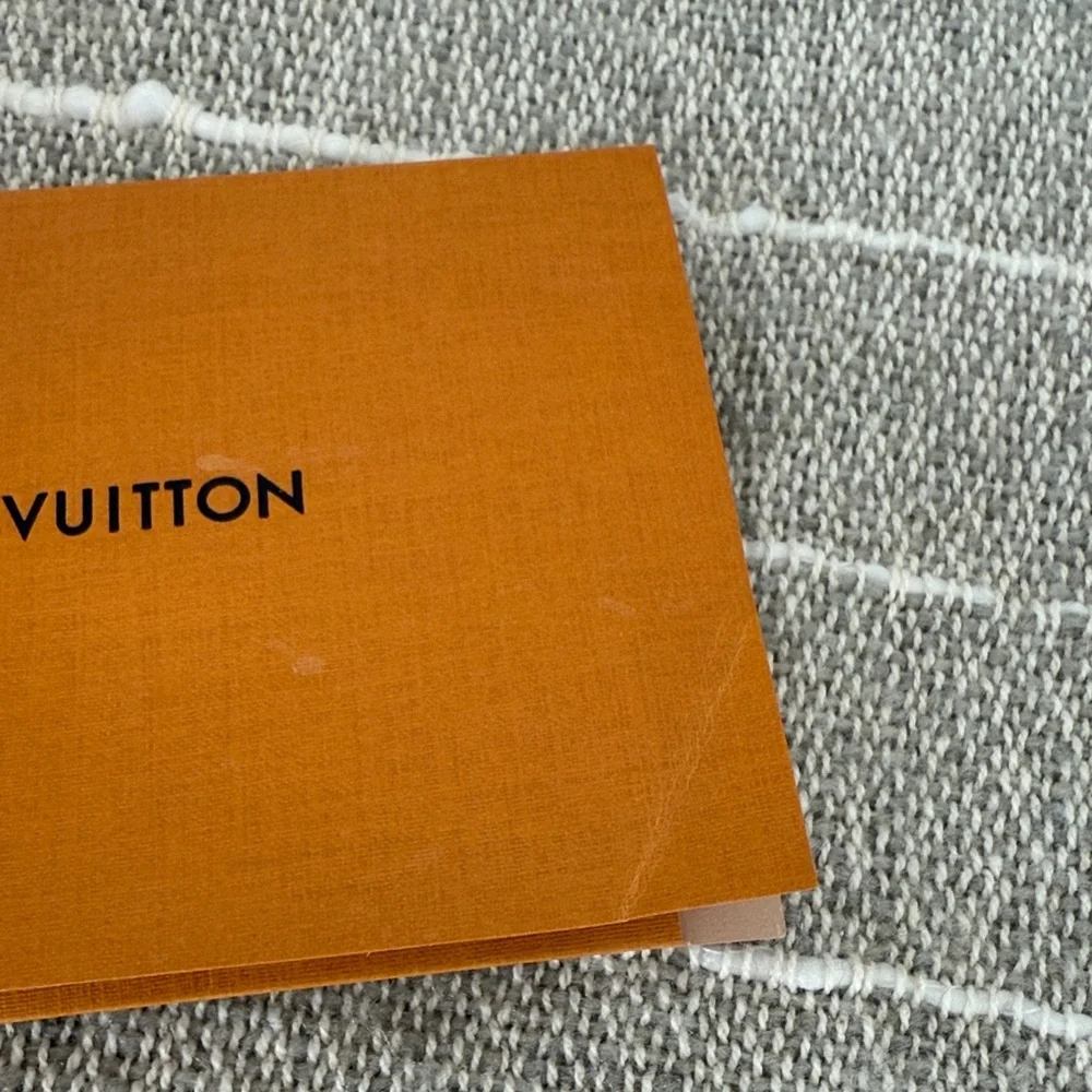 Louis Vuitton small Bag with Navy Handles with card